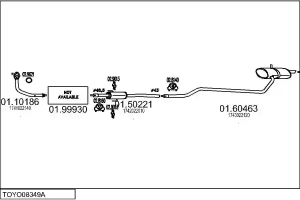 MTS TOYO08349A014693