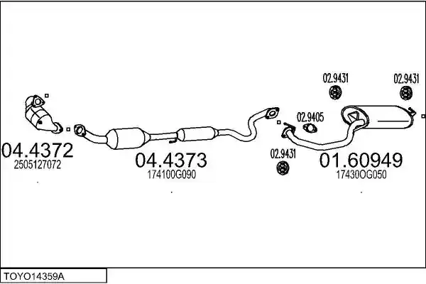 MTS TOYO14359A017218
