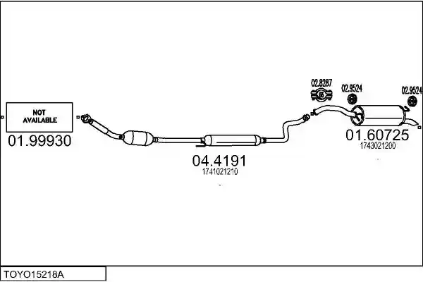 MTS TOYO15218A015984