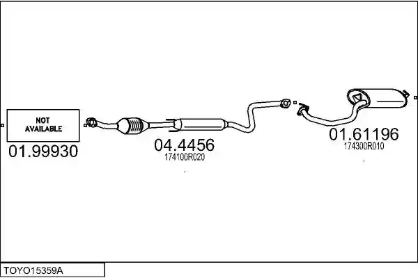 MTS TOYO15359A019250