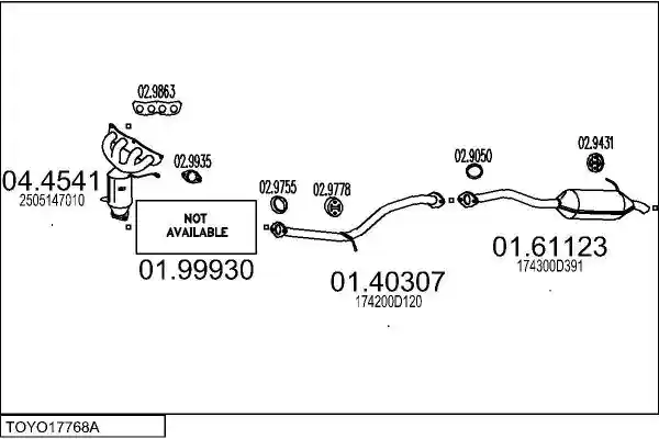 MTS TOYO17768A031115