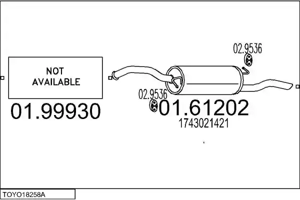 MTS TOYO18258A132788