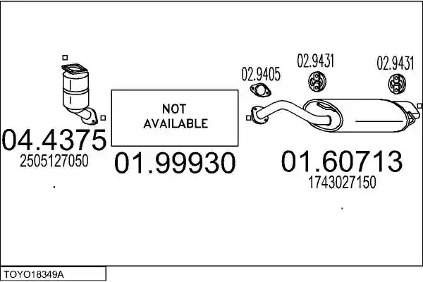 MTS TOYO18349A017856
