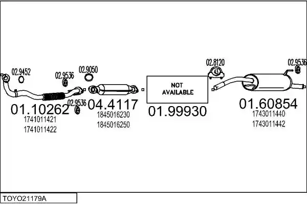 MTS TOYO21179A003453