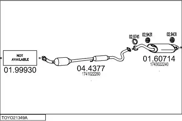 MTS TOYO21349A016373