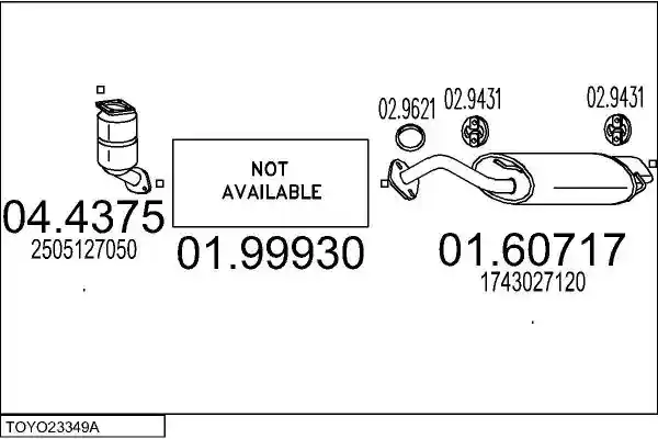 MTS TOYO23349A016376