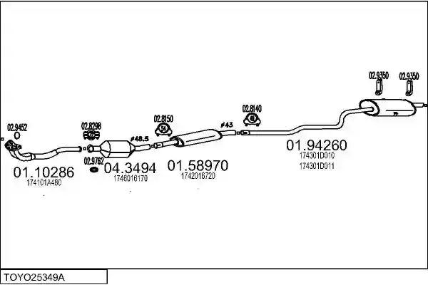 MTS TOYO25349A123760