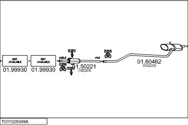 MTS TOYO29349A014689