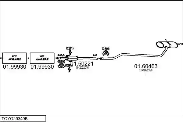 MTS TOYO29349B014689