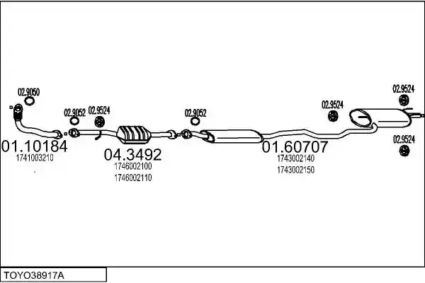 MTS TOYO38917A005687