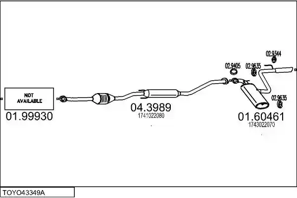 MTS TOYO43349A014169