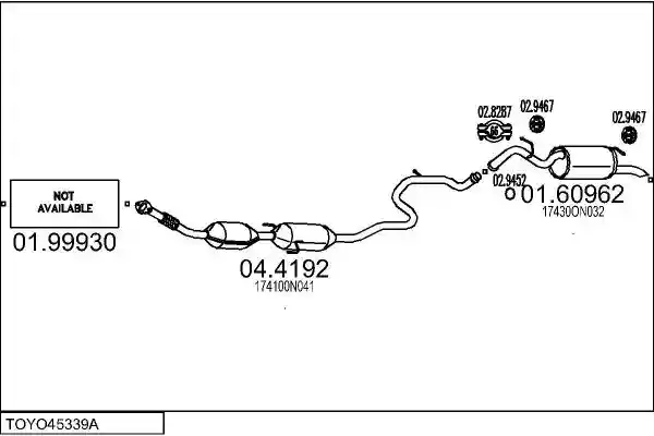 MTS TOYO45339A019255
