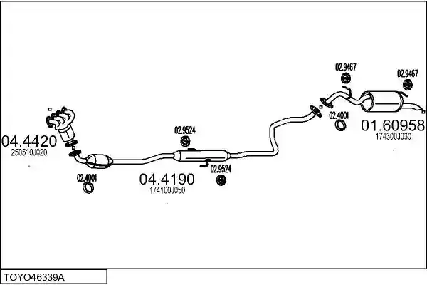 MTS TOYO46339A019256