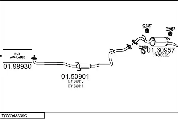 MTS TOYO48339C019254