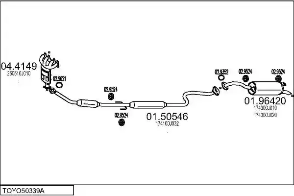MTS TOYO50339A017319