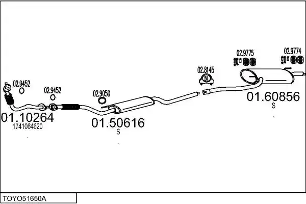 MTS TOYO51650A005686