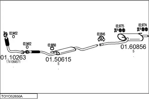 MTS TOYO52650A005686