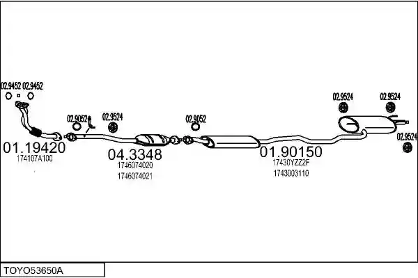 MTS TOYO53650A003628