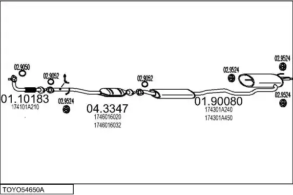 MTS TOYO54650A004730