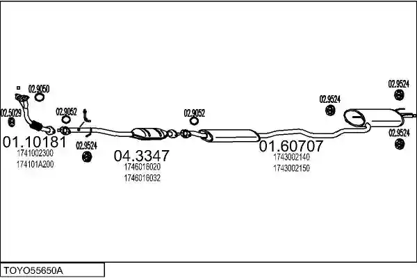 MTS TOYO55650A004729