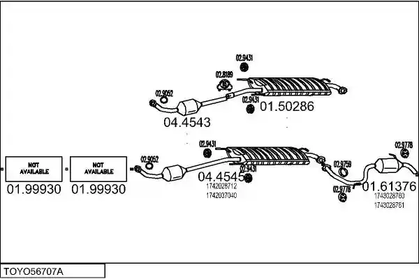 MTS TOYO56707A050843