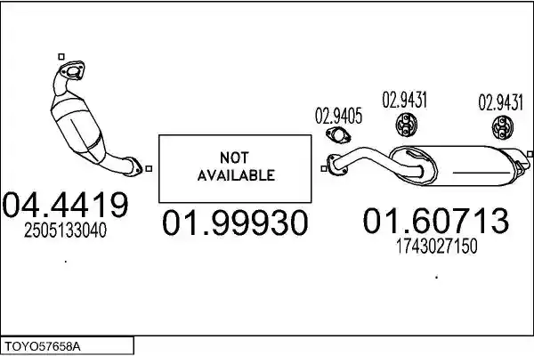 MTS TOYO57658A018735