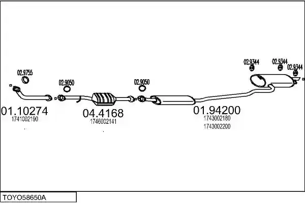 MTS TOYO58650A008933