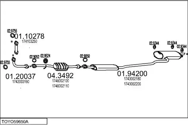 MTS TOYO59650A008926