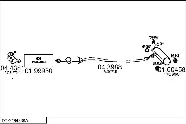 MTS TOYO64339A016252