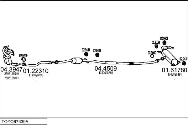 MTS TOYO67339A014907