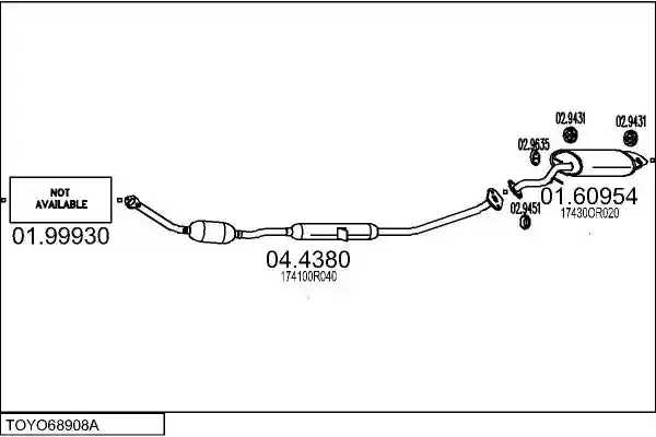 MTS TOYO68908A019068