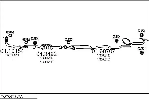 MTS TOYO71707A003628