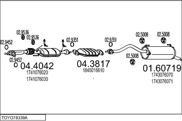 MTS TOYO78339A003624