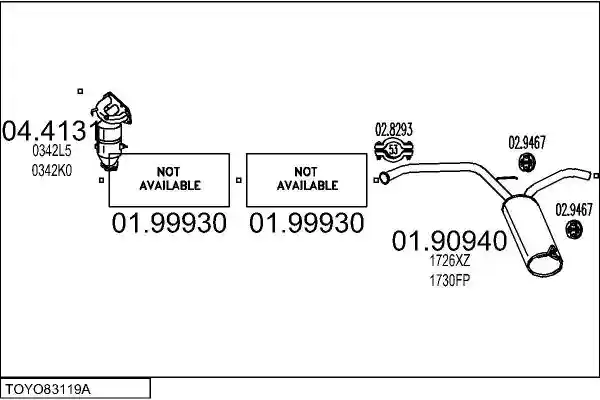 MTS TOYO83119A018813