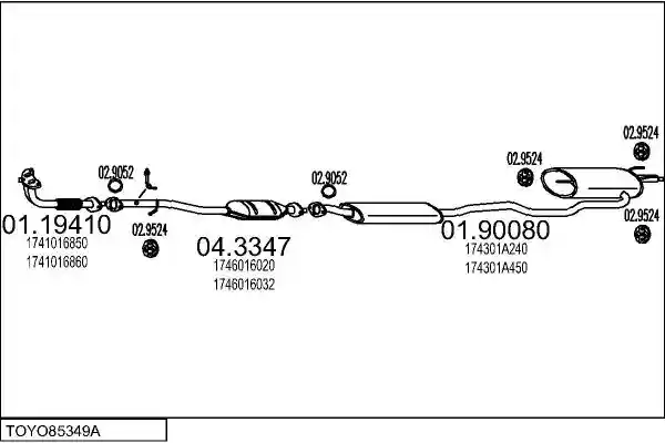 MTS TOYO85349A003627