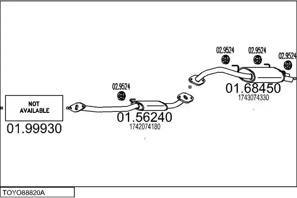 MTS TOYO88820A003581