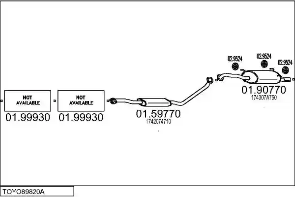 MTS TOYO89820A008826