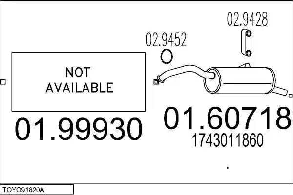MTS TOYO91820A009568