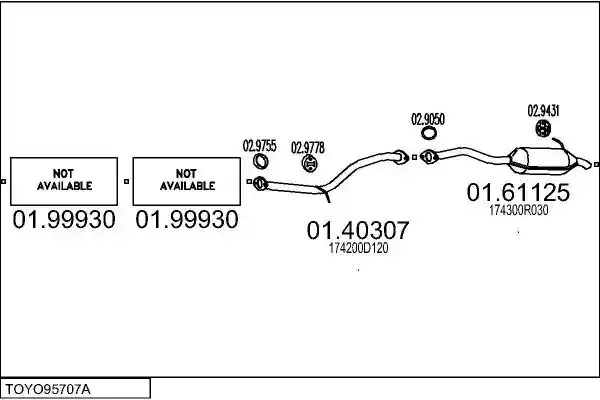 MTS TOYO95707A022466