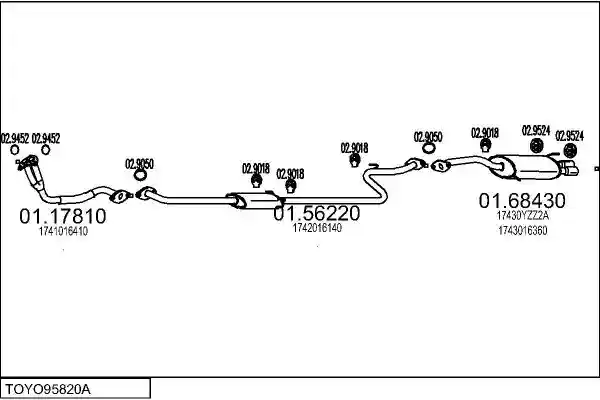 MTS TOYO95820A003490