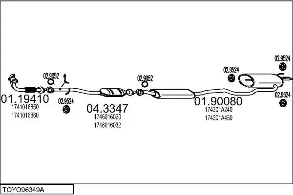 MTS TOYO96349A028700