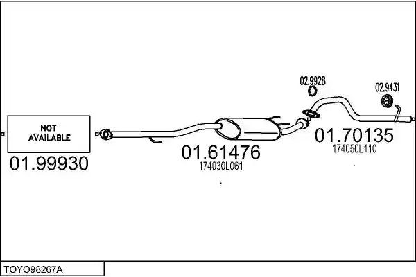 MTS TOYO98267A020709