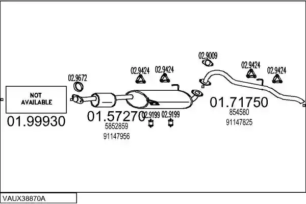 MTS VAUX38870A008142