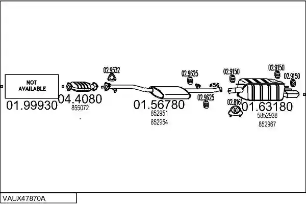 MTS VAUX47870A008034
