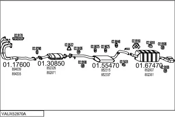 MTS VAUX52870A008031