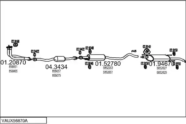 MTS VAUX56870A010389