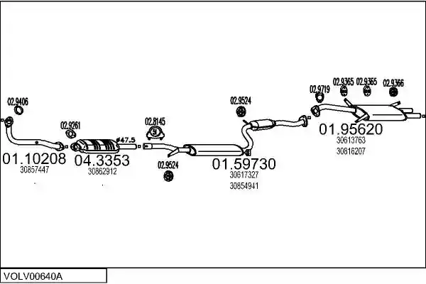 MTS VOLV00640A005394