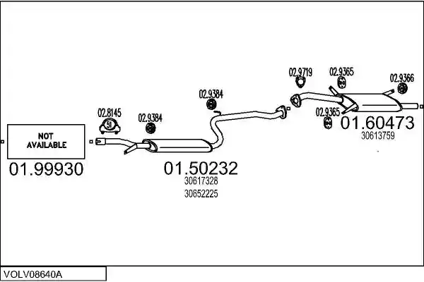 MTS VOLV08640A012526