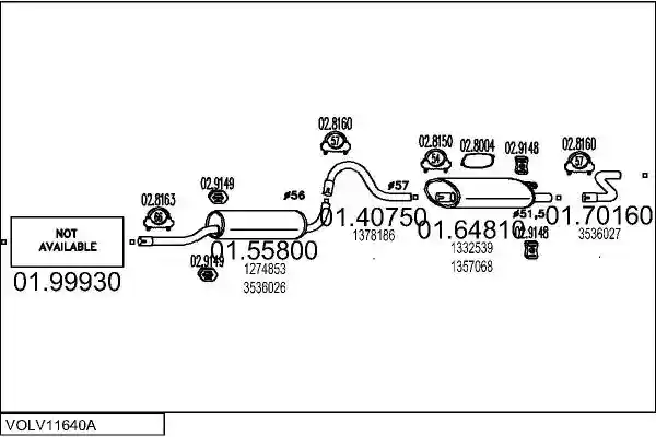 MTS VOLV11640A011120