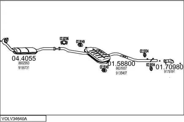 MTS VOLV34640A005390